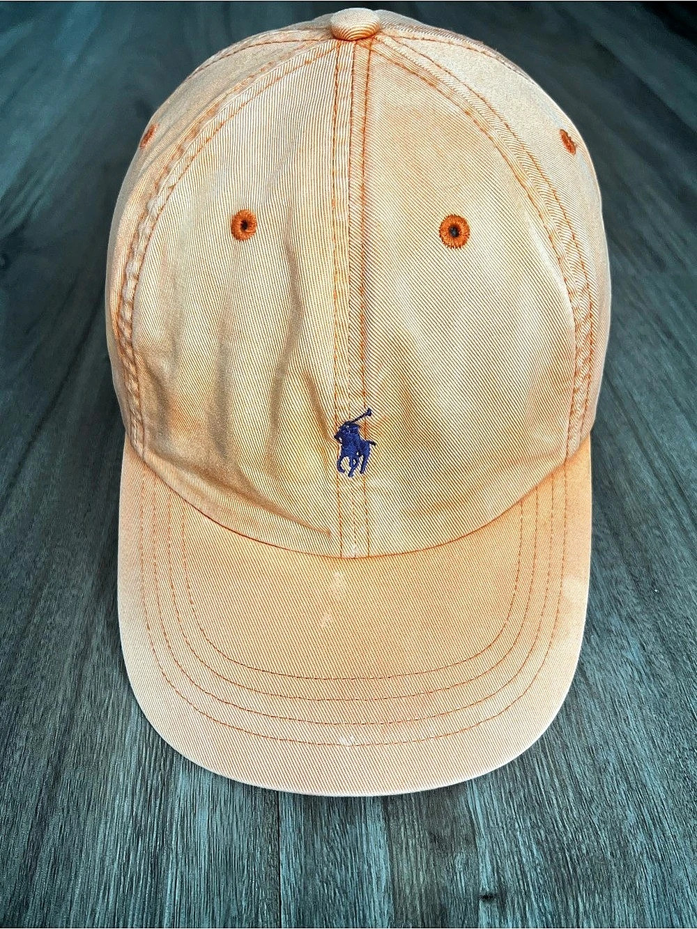 Polo Ralph Lauren Chino Baseball Cap in Orange